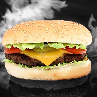 チーズブリュービスバーガーの写真